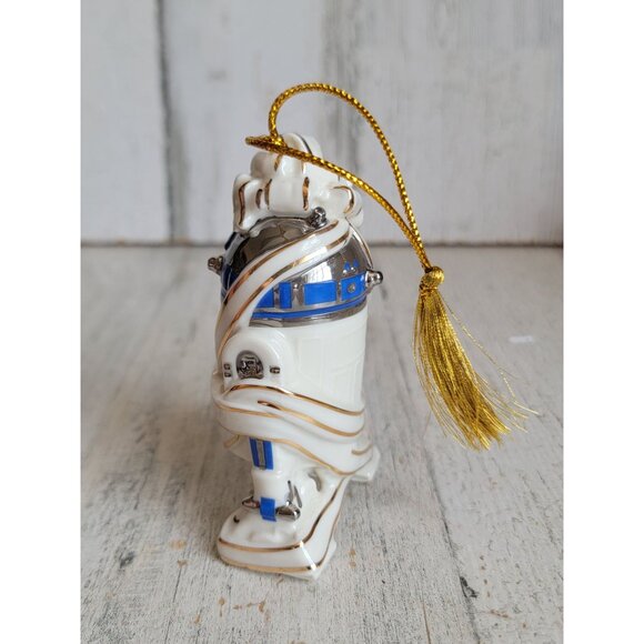 Lenox R2D2 Star Wars robot ornament Xmas white unique - Picture 3 of 7